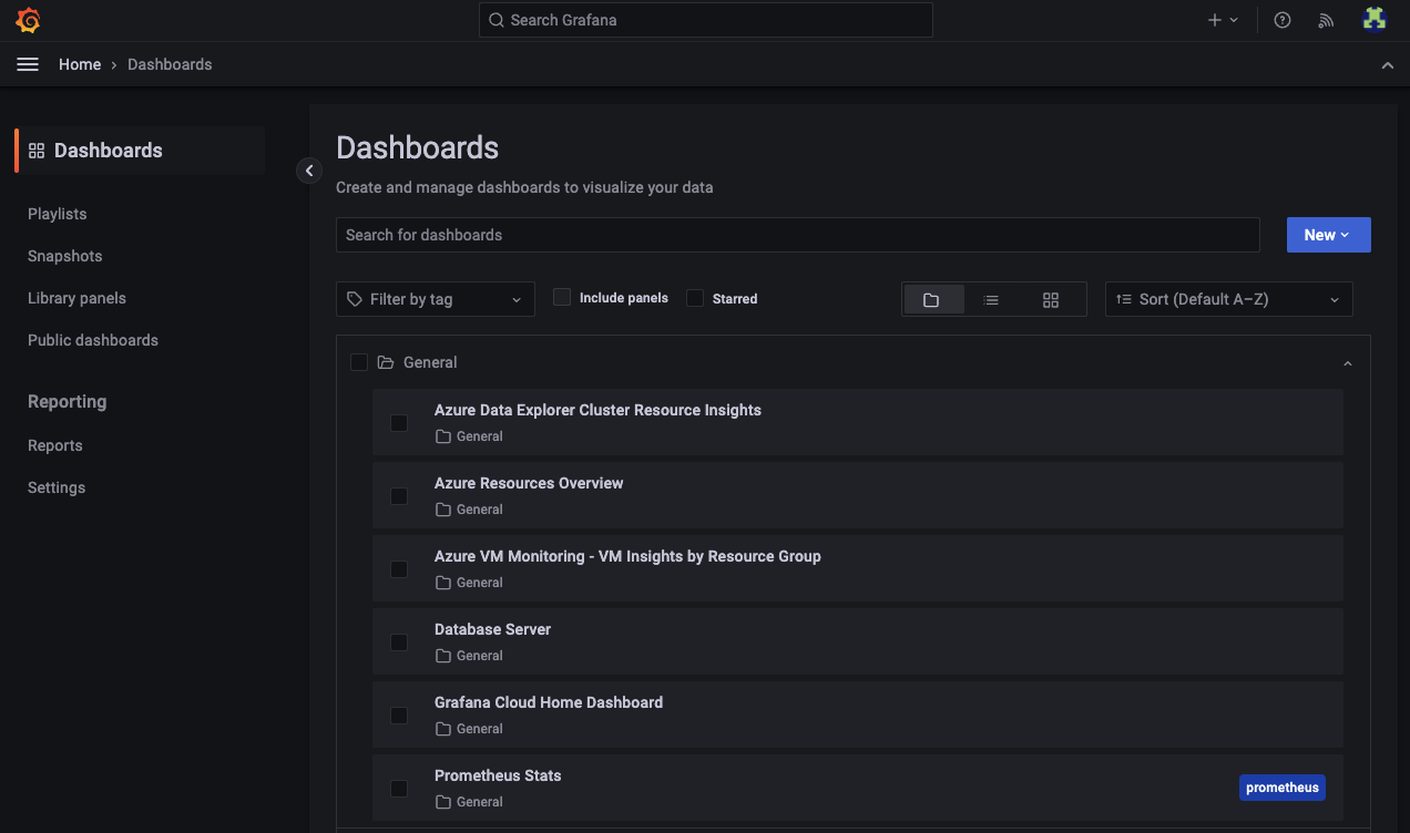 New navigation for Grafana New navigation for Grafana